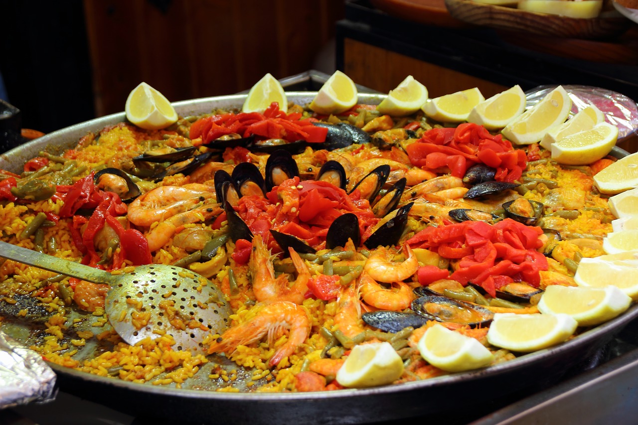 You are currently viewing Seafood Paella, Spain